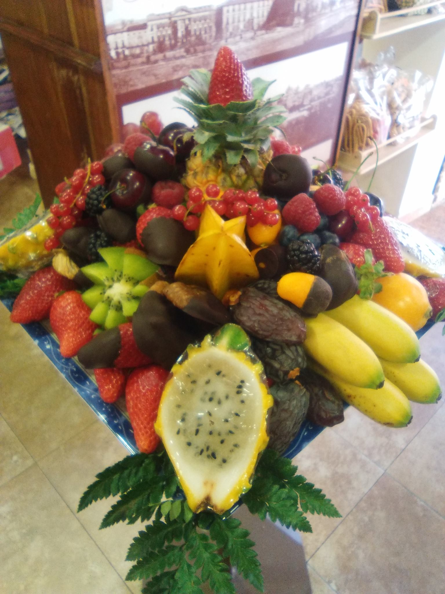 Bandeja de fruta Rectangular XXL